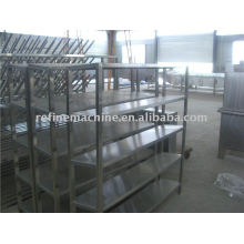 Stainless steel shelf for drain water